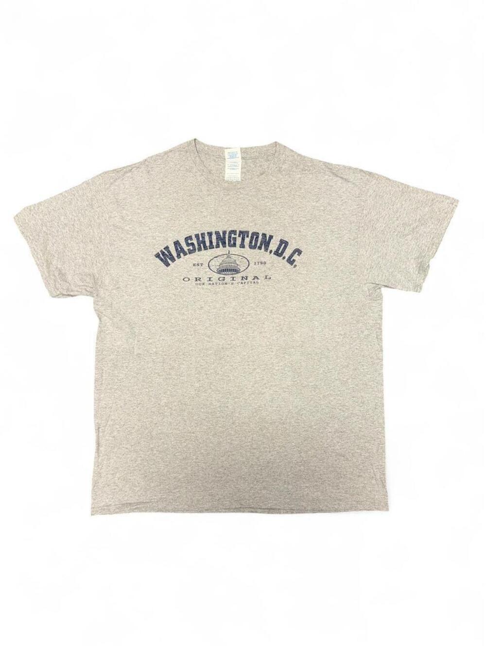 VTG Delta Pro Weight washington DC men's grey t shirt